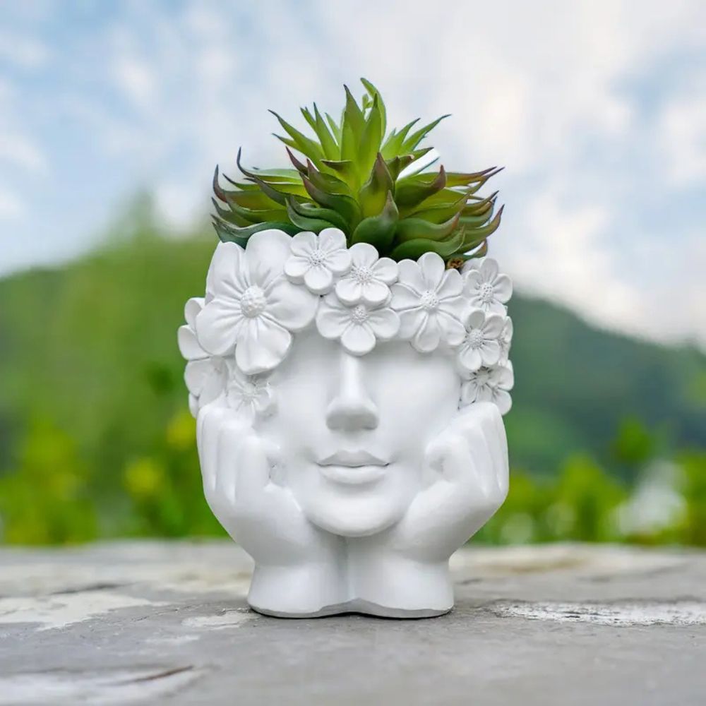 Resin Art Using Flowers - 1 morceau de Pots de fleurs