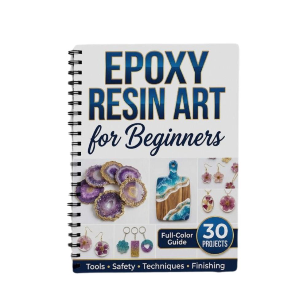 Resin Art Guide Book - Manuel d'art en résine époxy étape