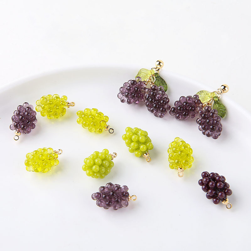 Resin Art Jewellery Kit - 6 Breloques en Résine Mignonnes en