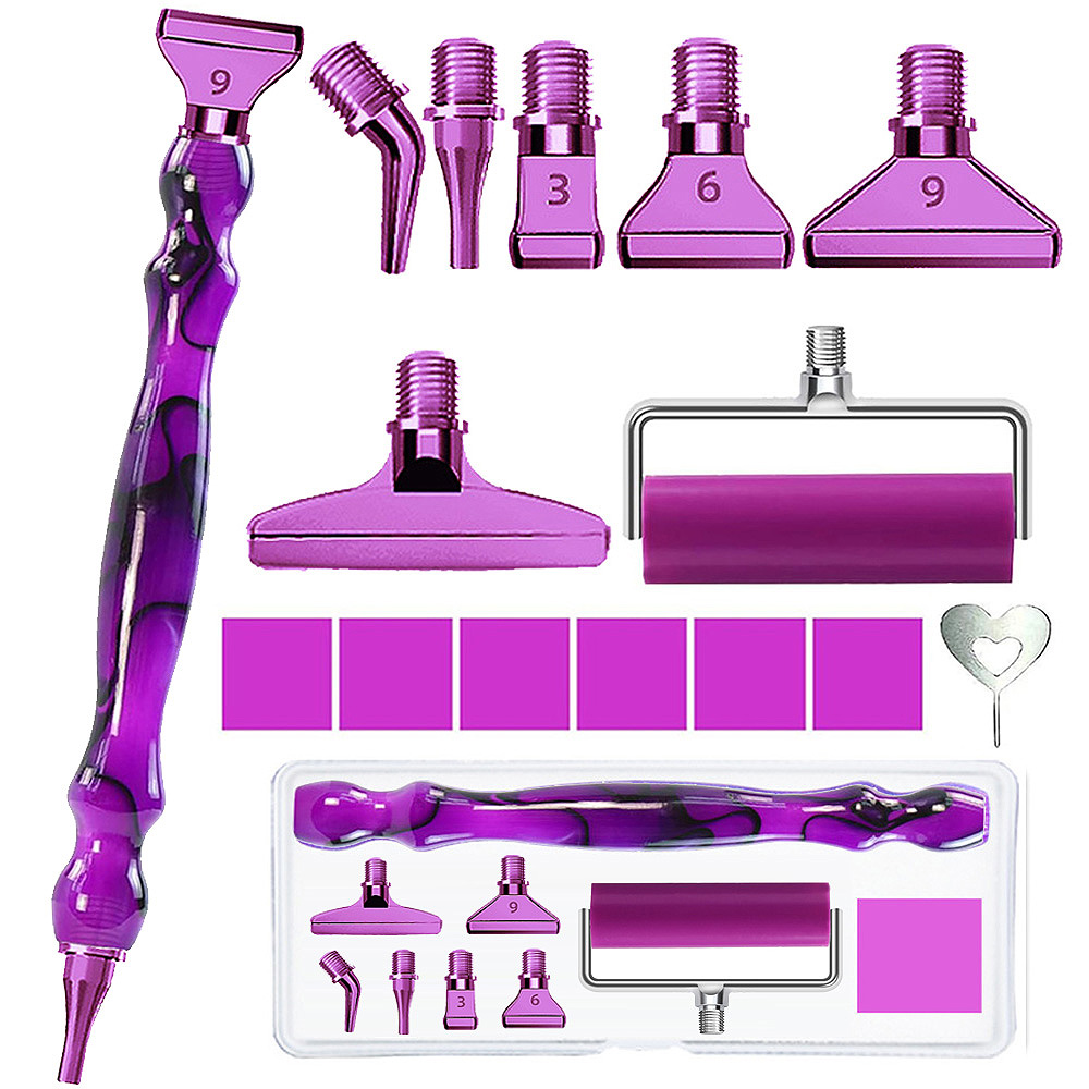 Resin Art Pen - Ensemble d'outils d'accessoires pour stylo de