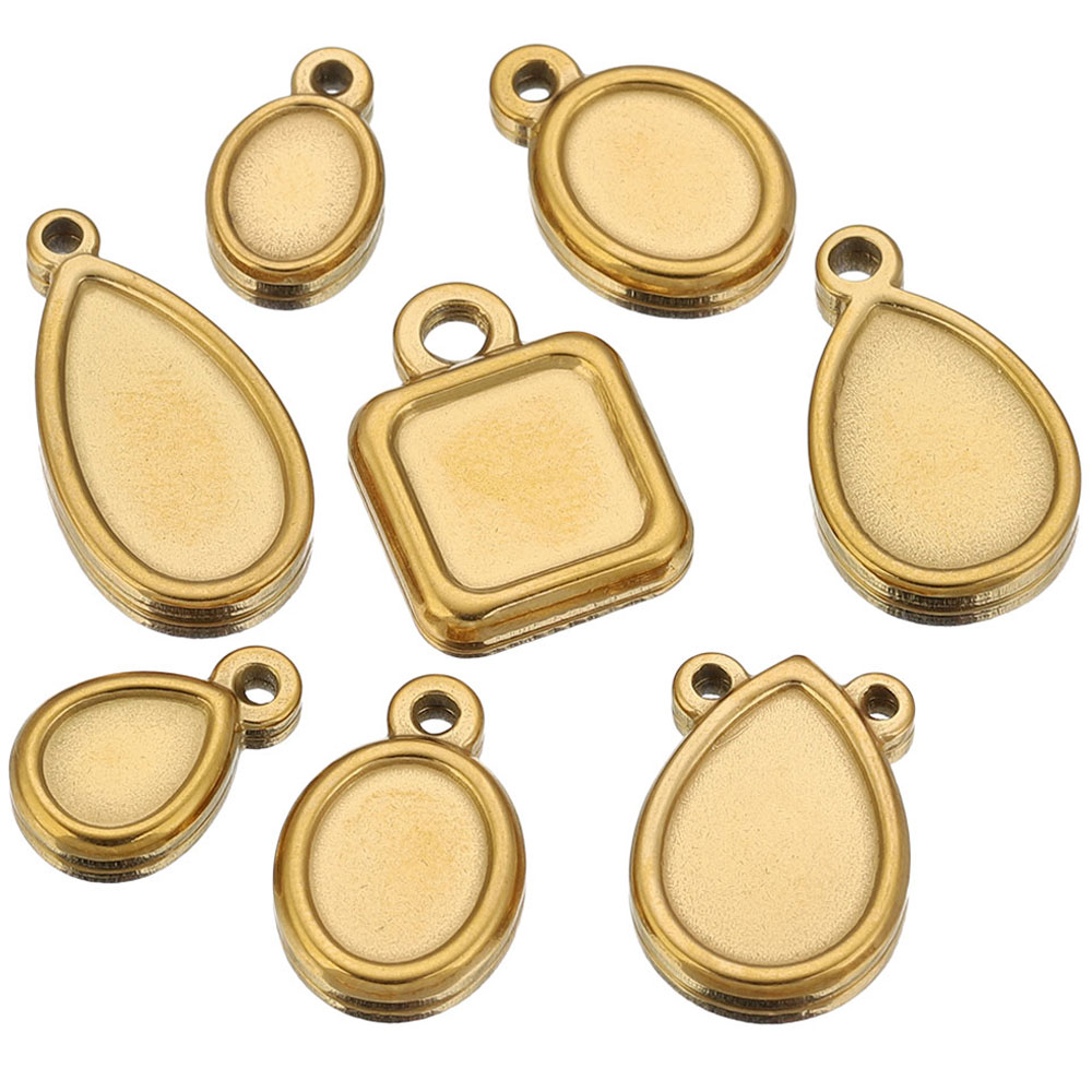Resin Art Jewellery Kit - 5 pièces de supports de pendentifs