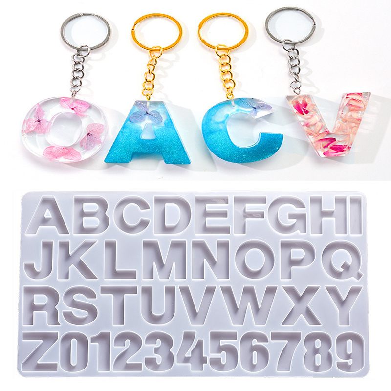 Resin Art Pen - Alphabet résine époxy Silicone moule bricolage