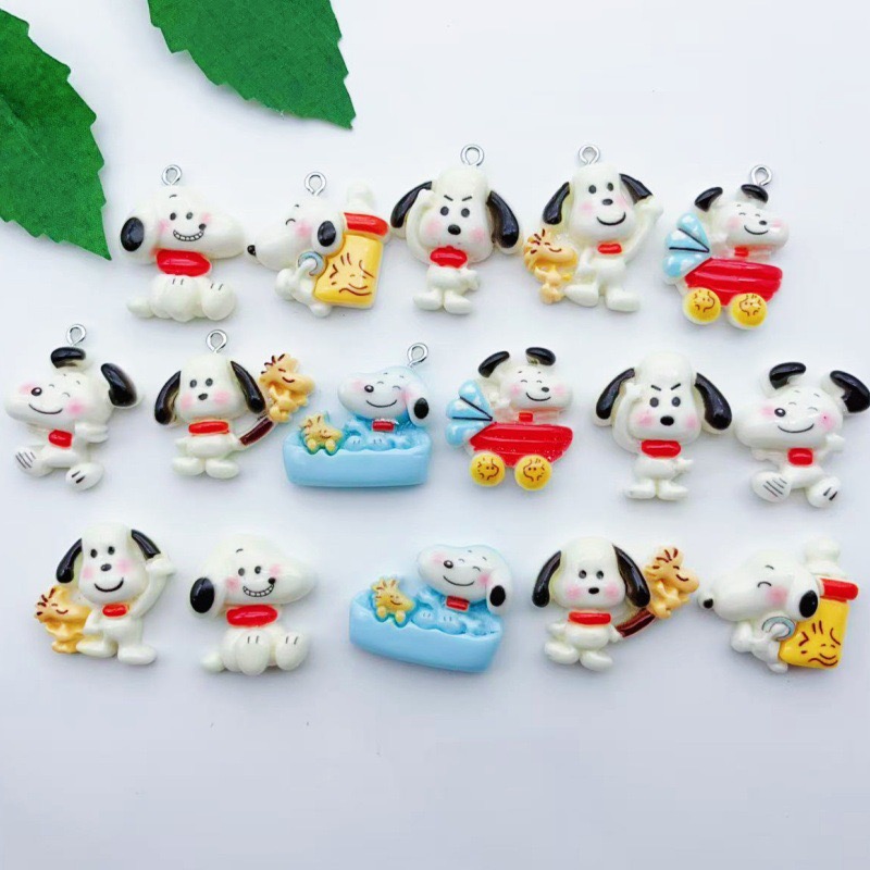 Resin Art Jewellery Kit - Pendentif chien en résine, 12 pièces,