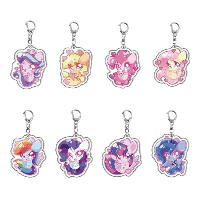 Resin Art Store - Porte-clés en acrylique My Little Pony