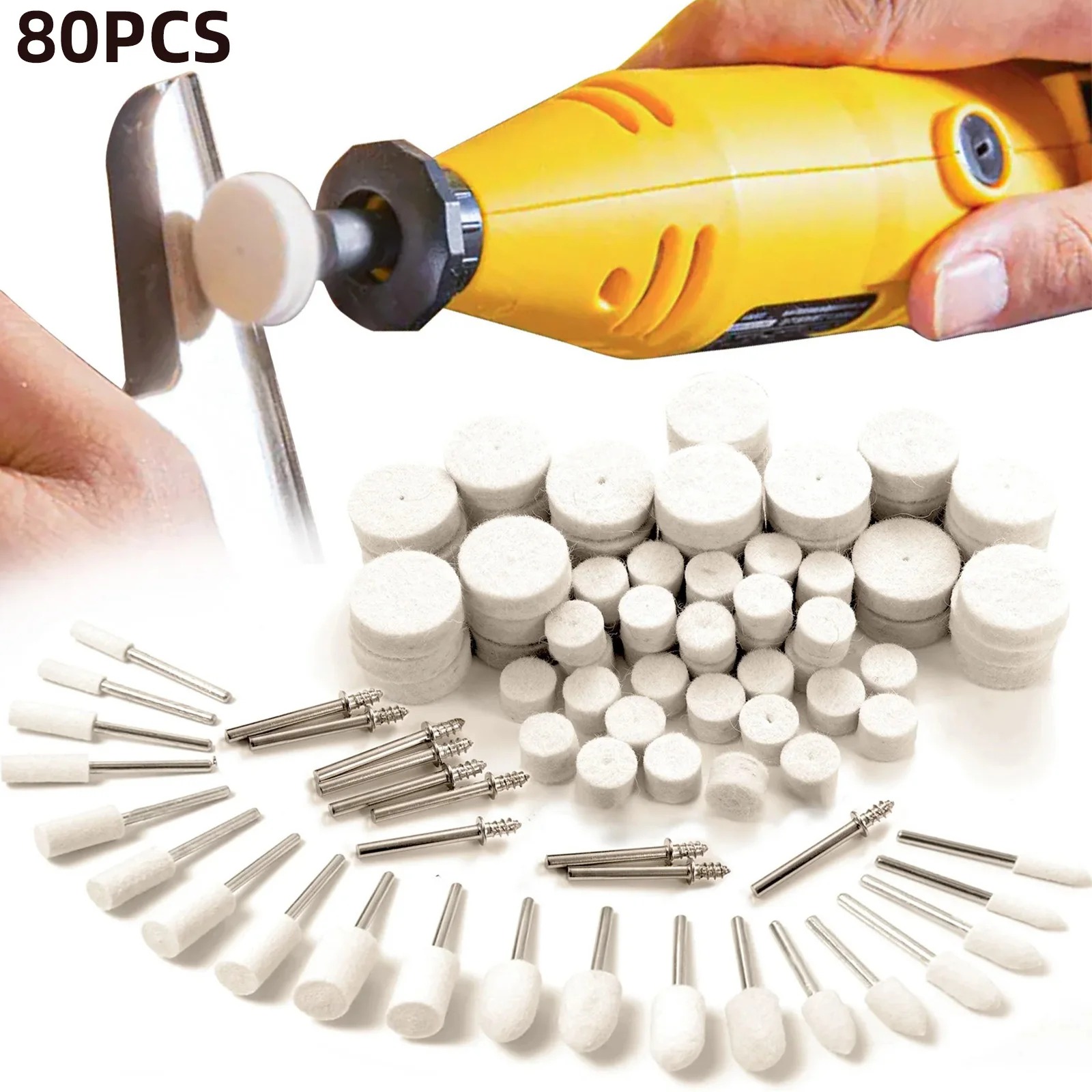 Resin Art Store - Kit de 80 roues de polissage