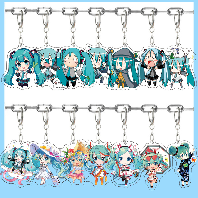Resin Art Store - Figurine acrylique mignonne Hatsune Miku Anime,