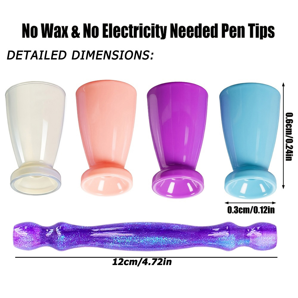 10 embouts de stylo en silicon - Resin Art Pen avis et prix