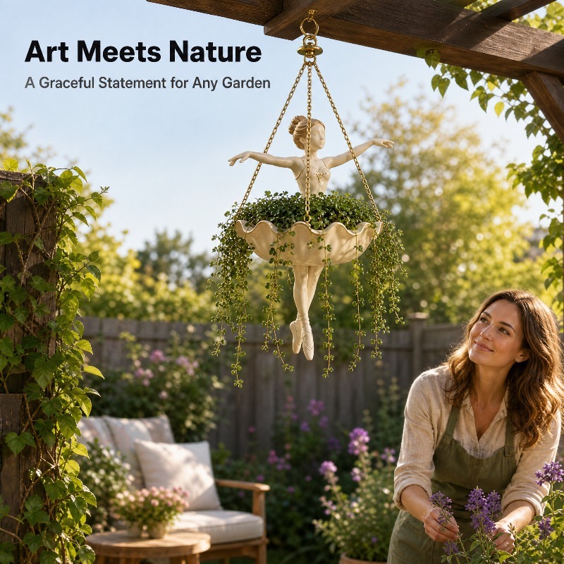 Jardinière suspendue décorativ - Resin Art Using Flowers avis et prix