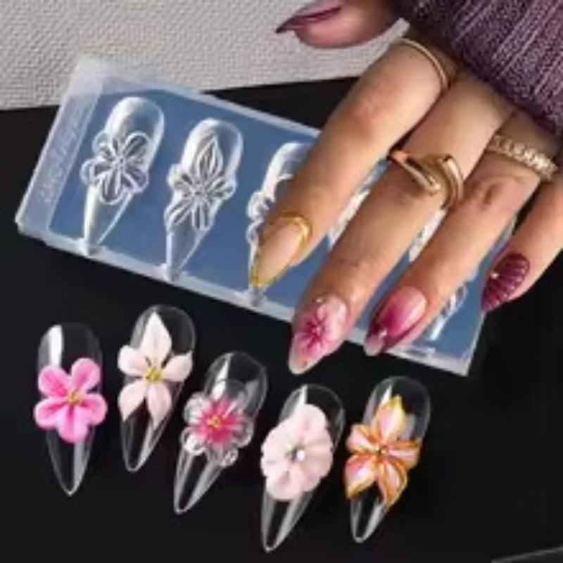 Moule à ongles en silicone 3D  - Resin Art Using Flowers avis et prix