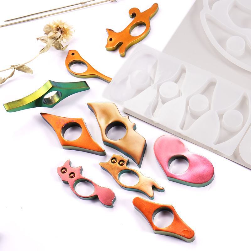 Moule en Silicone miroir crist - Resin Art Guide Book avis et prix