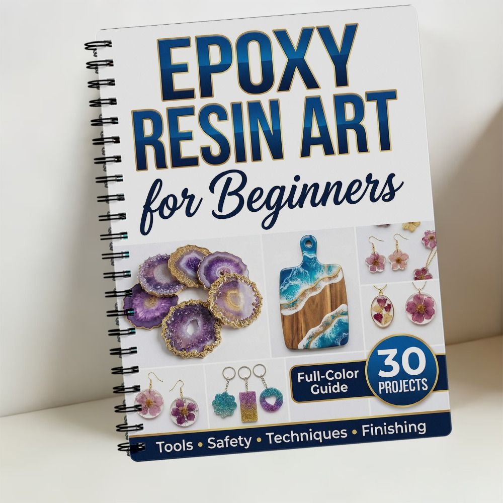 Manuel d'art en résine époxy é - Resin Art Guide Book avis et prix