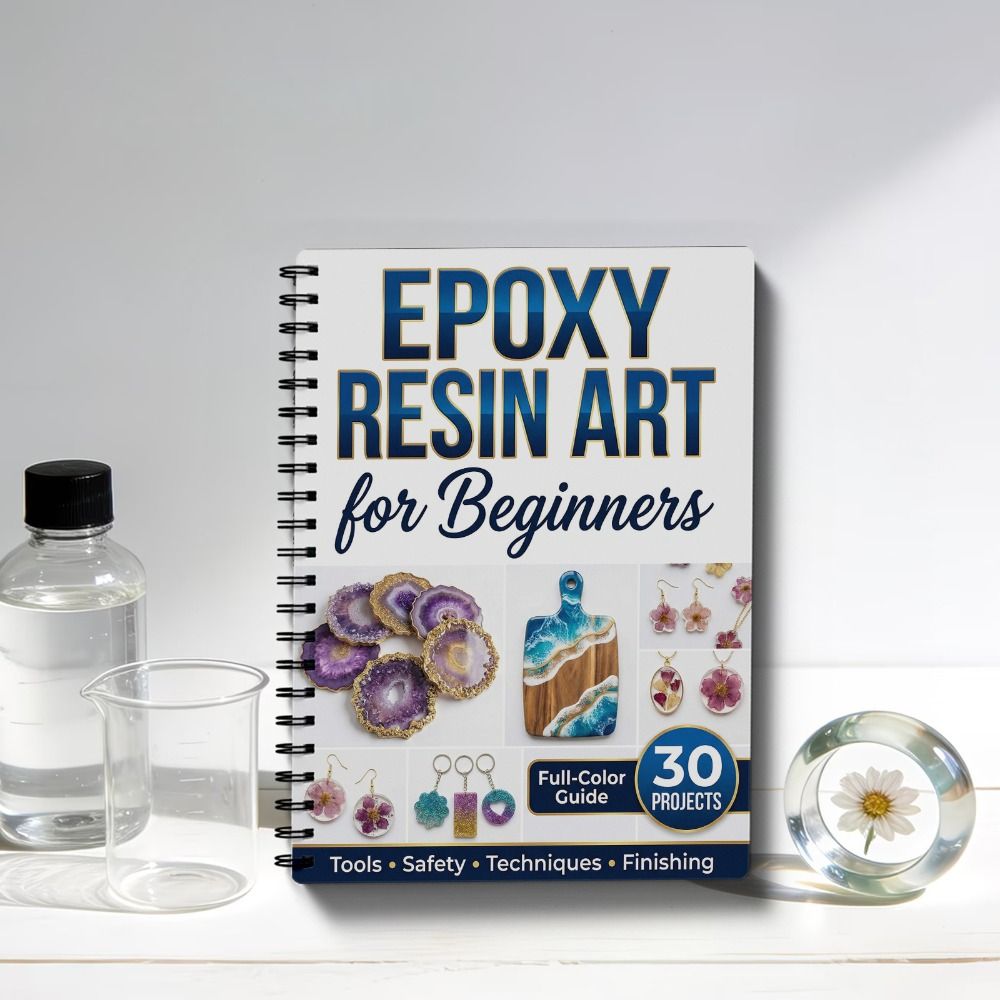Manuel d'art en résine époxy é - Resin Art Guide Book avis et prix