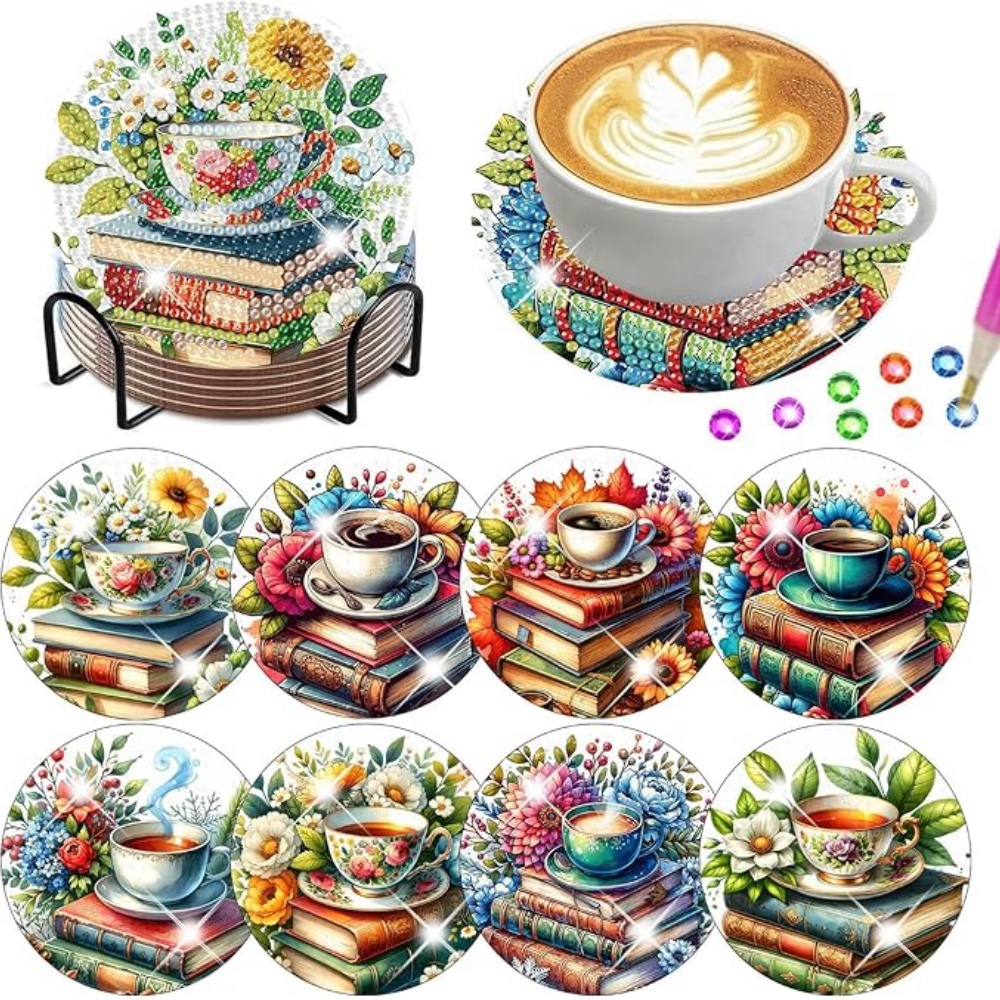 8 pièces/lot de sous-verres de - Resin Art Guide Book avis et prix