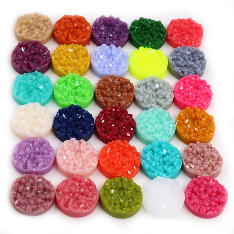 40 pièces résine Druzy Cabocho - Resin Art Jewellery Kit avis et prix