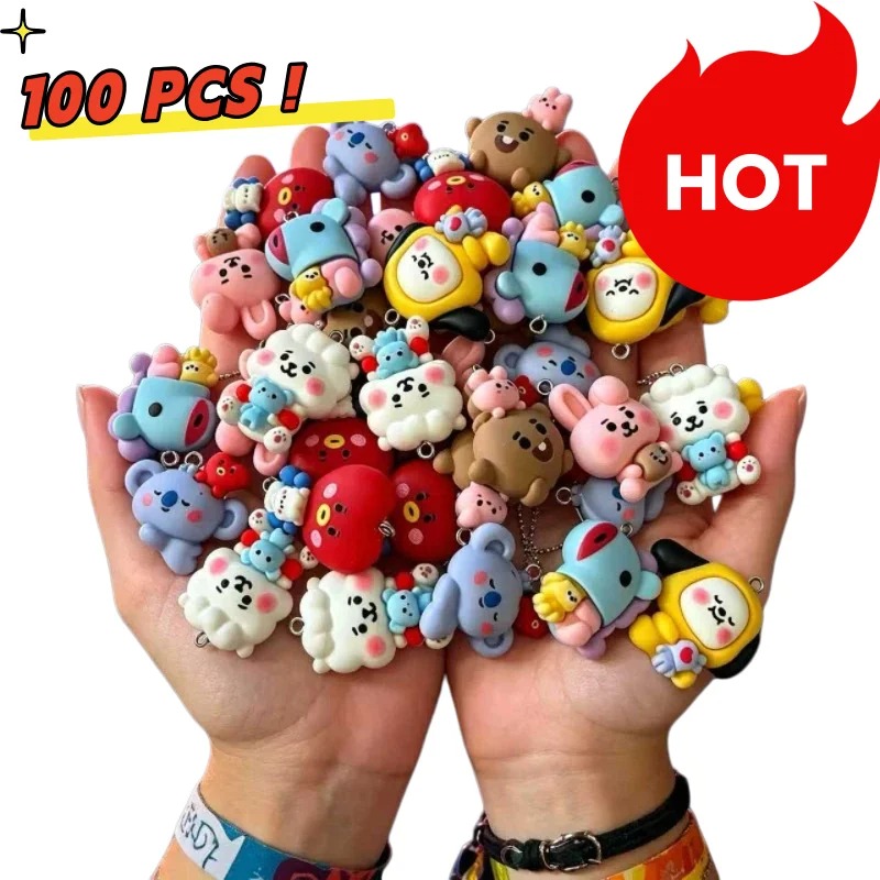 Breloques en résine BT21, 7 pi - Resin Art Jewellery Kit avis et prix