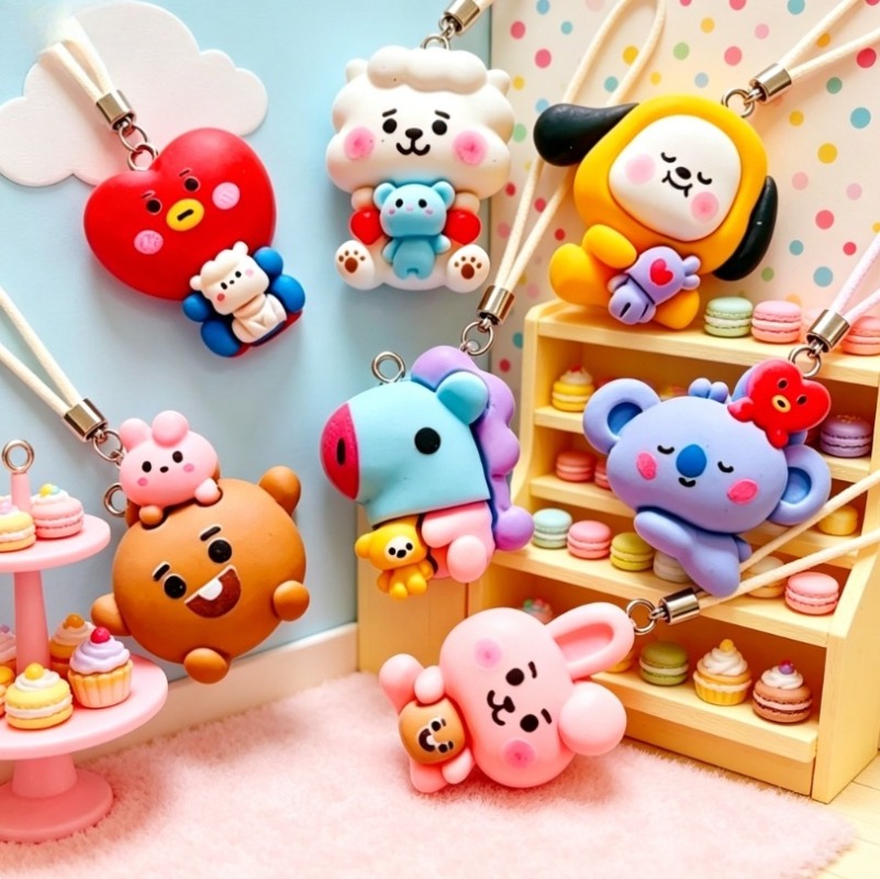 Breloques en résine BT21, 7 pi - Resin Art Jewellery Kit avis et prix