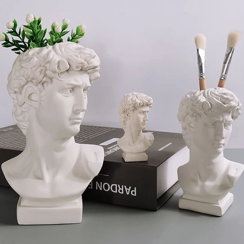 Porte-stylo de statue créative - Resin Art Pen avis et prix