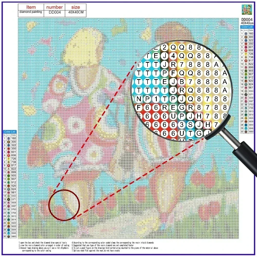 1 pièce Peinture diamant 5D sa - Resin Art Sticker avis et prix