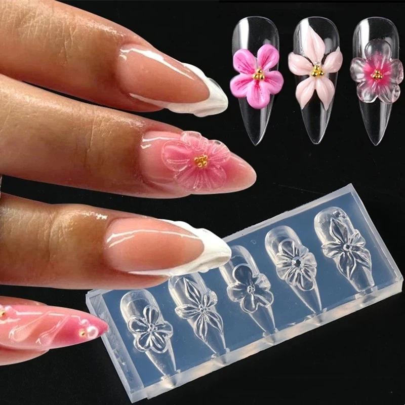 Moule à ongles 3D en silicone  - Resin Art Using Flowers avis et prix