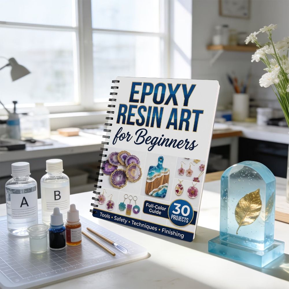 Manuel d'art en résine époxy é - Resin Art Guide Book avis et prix