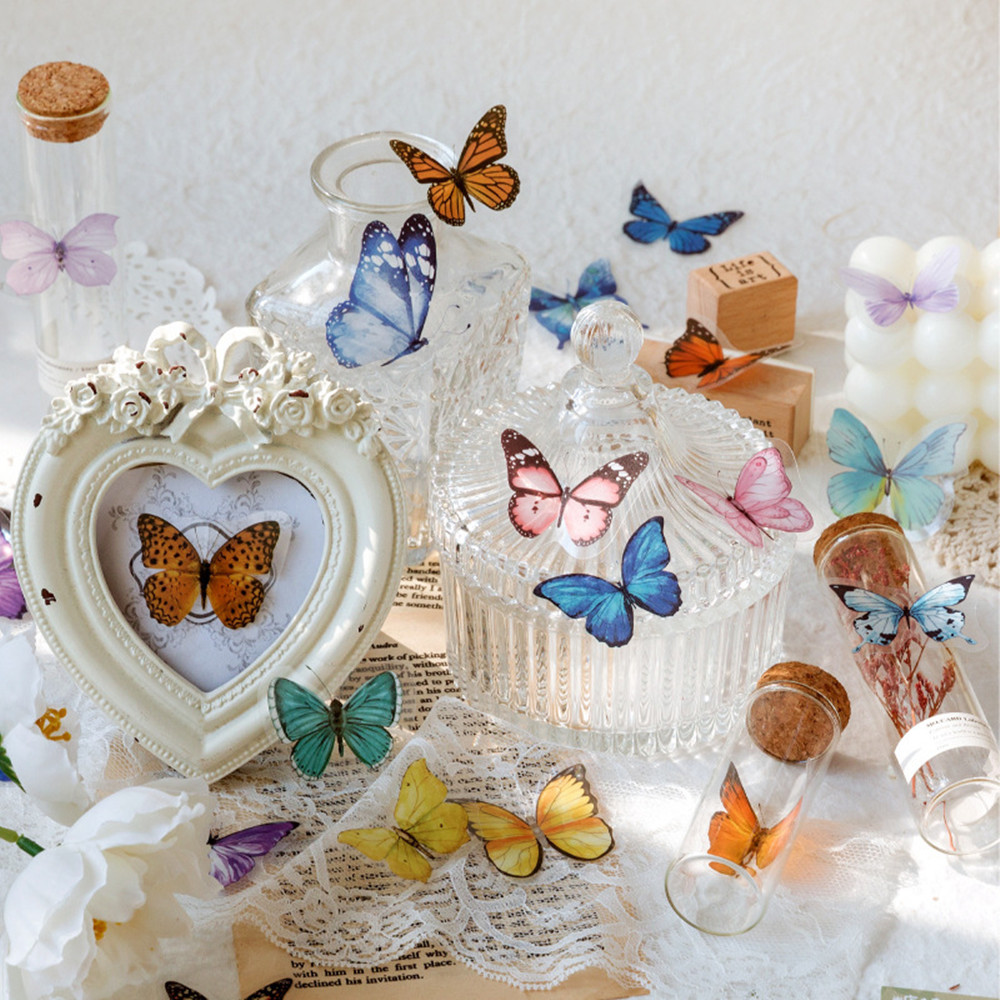 Autocollants papillon en PET,  - Resin Art Sticker avis et prix